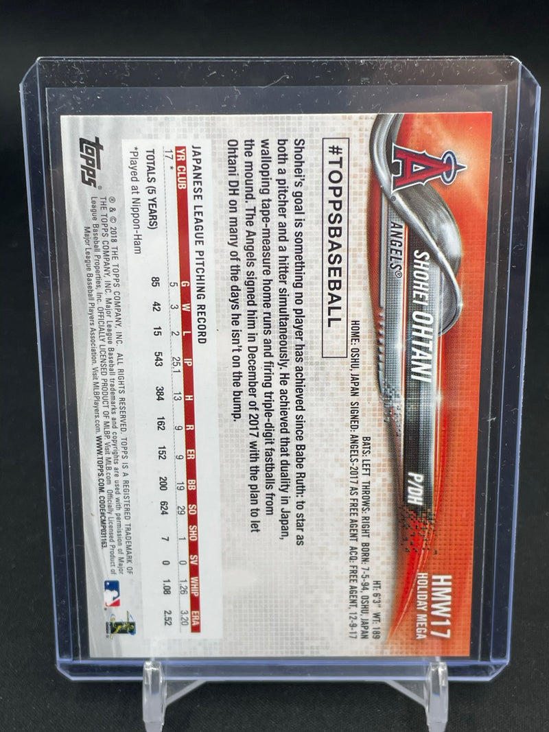 2018 TOPPS HOLIDAY MEGA - S. OHTANI -