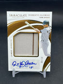 2019 PANINI IMMACULATE - JUMBO JERSEYS - R. ALOMAR - #JJ-RA - #'D/10 - RELIC - AUTOGRAPH