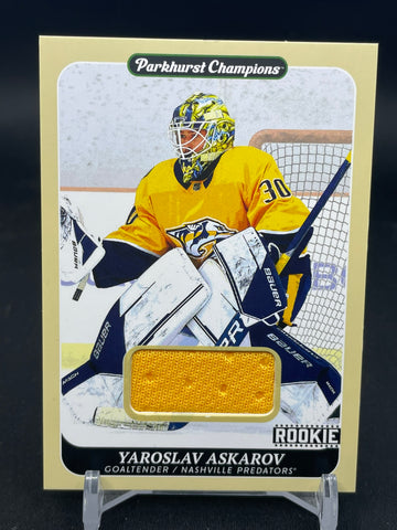 2023 UPPER DECK PARKHURST CHAMPIONS - Y. ASKAROV - #224 - RELIC - RC