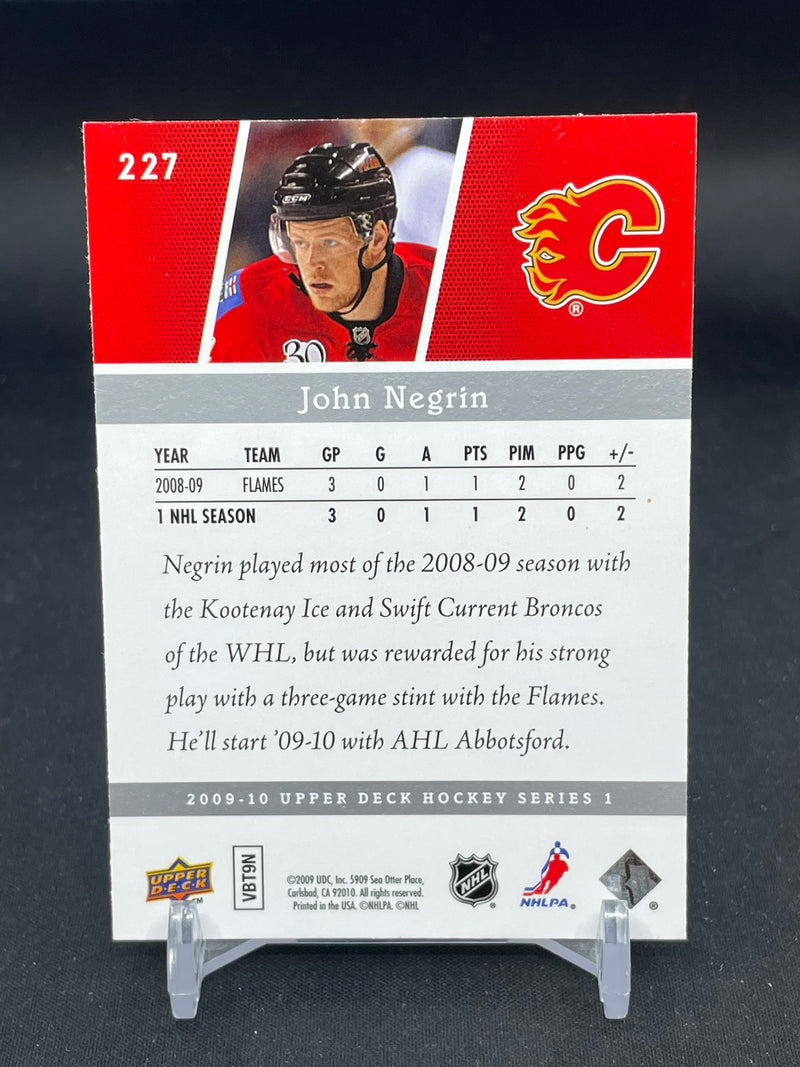 2009 UPPER DECK SERIES ONE - YOUNG GUNS - J. NEGRIN -