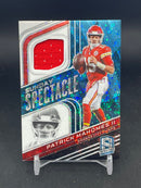 2022 PANINI SPECTRA - BLUE DISCO PRIZM - SUNDAY SPECTACLE - # P. MAHOMES II - #SS-PMA - #'D/60 - RELIC
