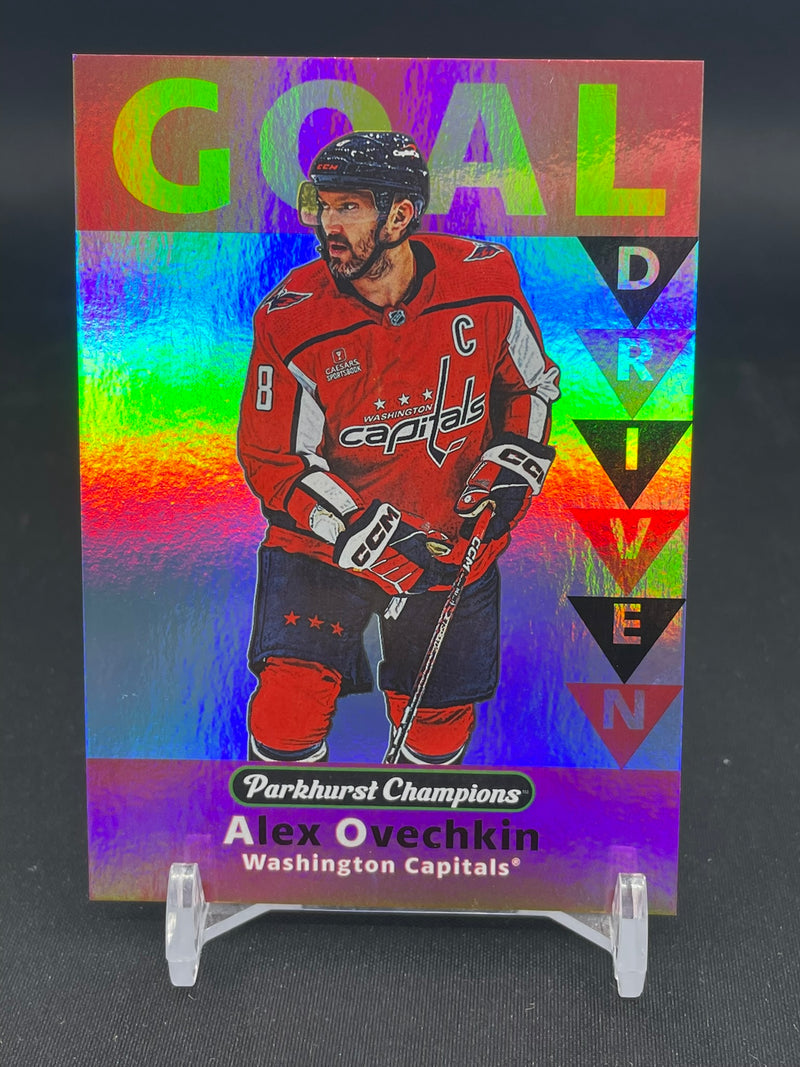2023 UPPER DECK PARKHURST CHAMPIONS - GOAL DRIVEN - A. OVECHKIN -