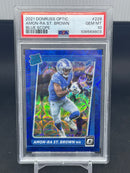 2021 PANINI DONRUSS OPTIC - BLUE SCOPE - RATED ROOKIE - A. ST. BORWN -