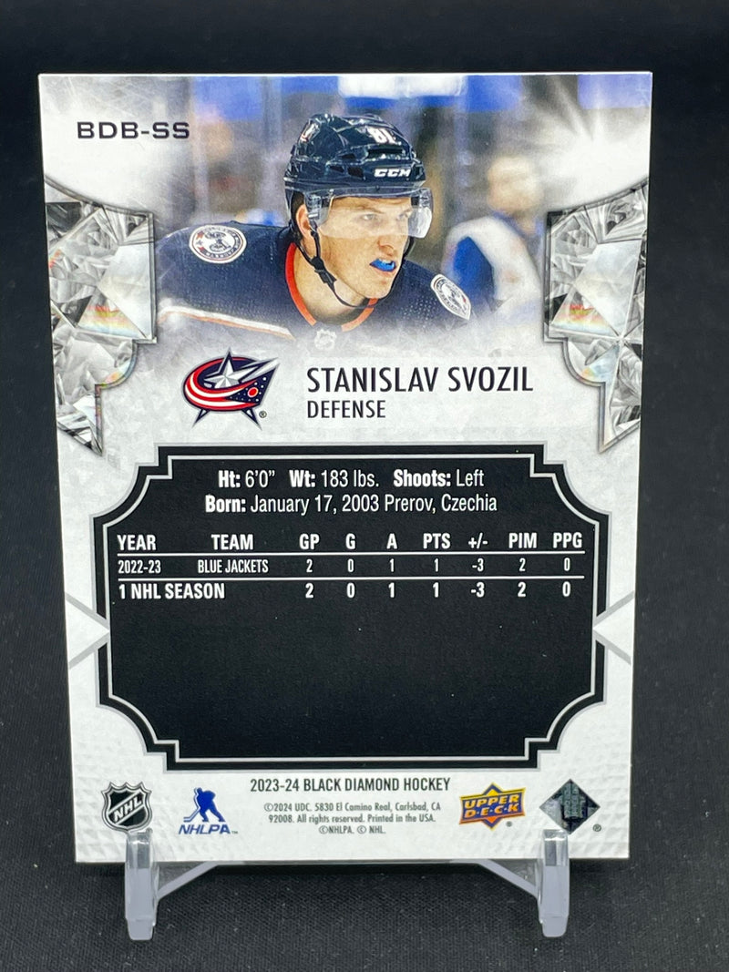 2023 UPPER DECK BLACK DIAMOND - S. SVOZIL - #BDB-SS - #'D/349