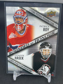 2023 UPPER DECK TIM HORTONS GREATEST DUOS - BOUNDED BY HONOUR - P. ROY / D. HASEK -