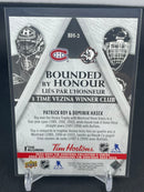 2023 UPPER DECK TIM HORTONS GREATEST DUOS - BOUNDED BY HONOUR - P. ROY / D. HASEK -