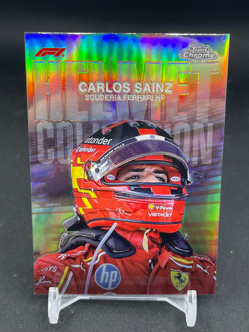 2024 TOPPS CHROME F1 - HELMET COLLECTION - C. SAINZ -