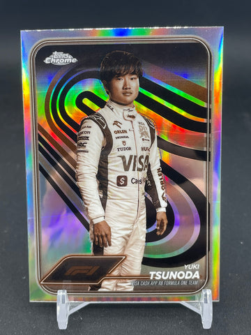 2024 TOPPS CHROME F1 - SEPIA REFRACTOR - Y. TSUNODA - #17