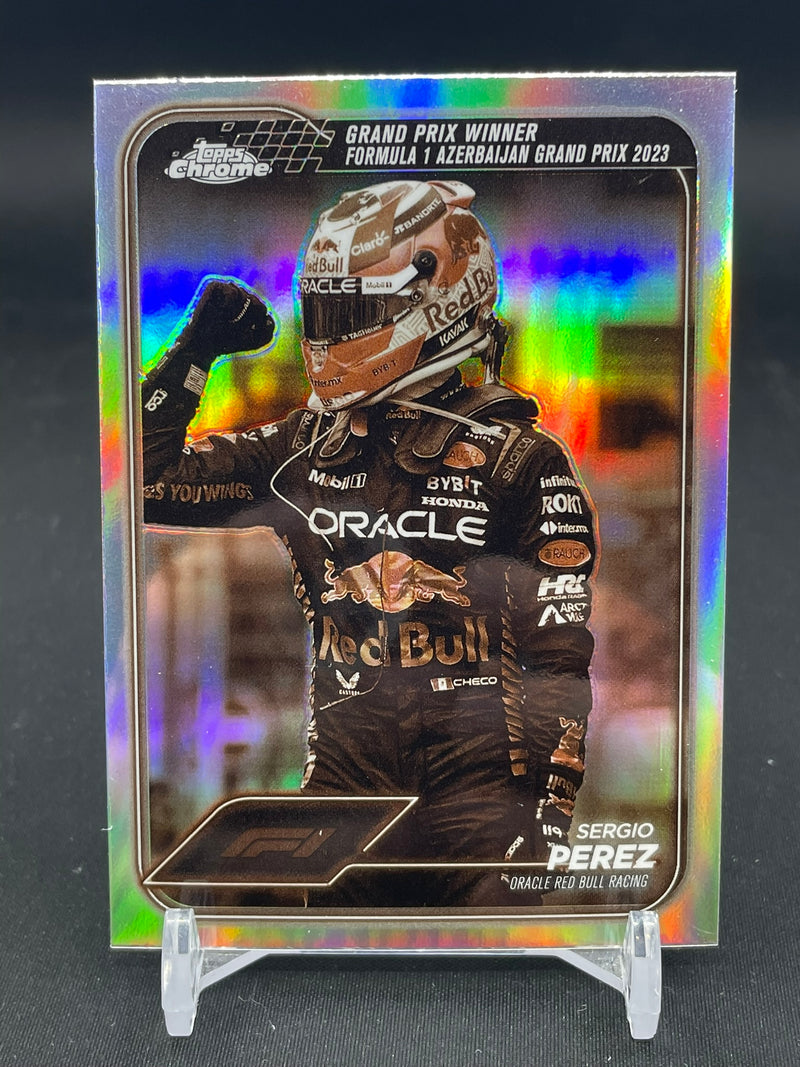 2024 TOPPS CHROME F1 - SEPIA REFRACTOR - S. PEREZ -