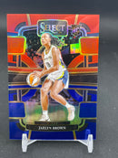 2024 PANINI WNBA SELECT - RED AND BLUE PRIZM - J. BROWN - #4 - #'D/399 - RC