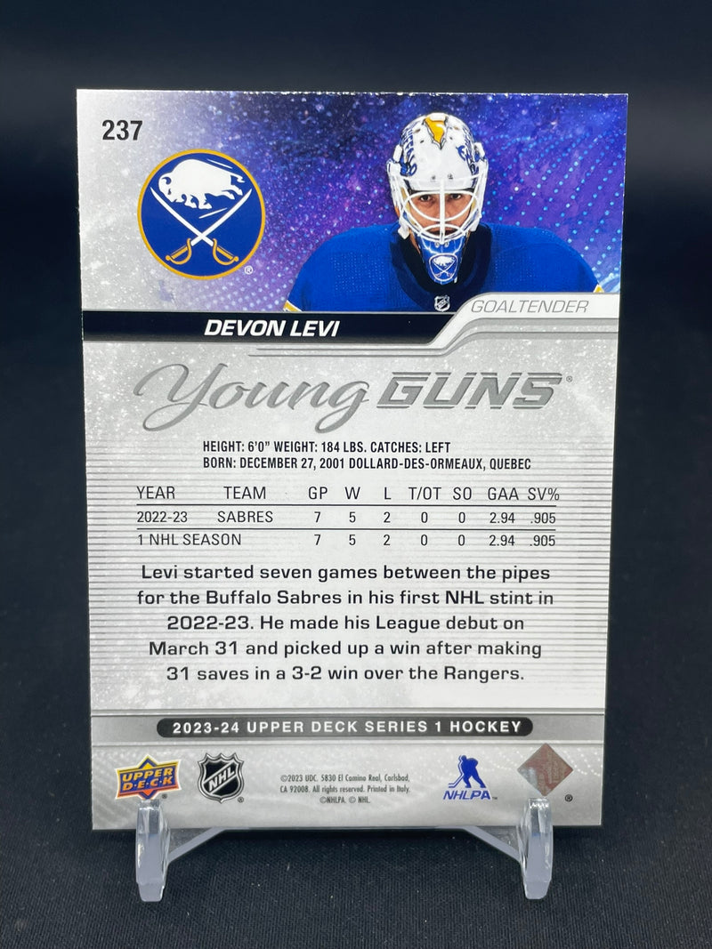 2023 UPPER DECK SERIES ONE - OUTBURST YOUNG GUNS - D. LEVI -