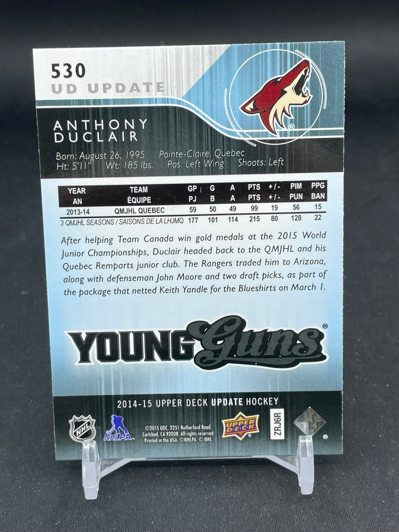 2014 UPPER DECK UPDATE SERIES - YOUNG GUNS - A. DUCLAIR -