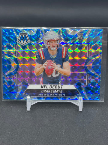 2024 PANINI MOSAIC - BLUE REACTIVE MOSAIC - NFL DEBUT - D. MAYE - #273 - RC