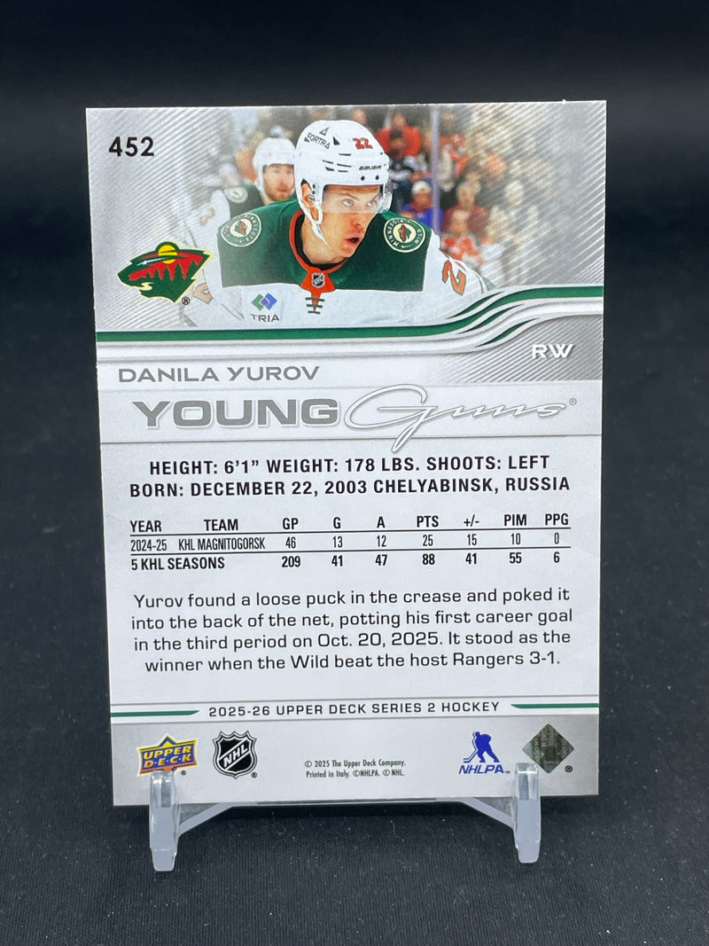 2025 UPPER DECK SERIES TWO - YOUNG GUNS - D. YUROV -