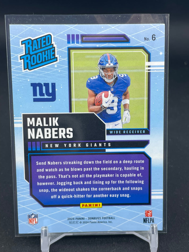 2024 PANINI DONRUSS - RETRO RATED ROOKIES - BLUE SHOCK - M. NABERS -