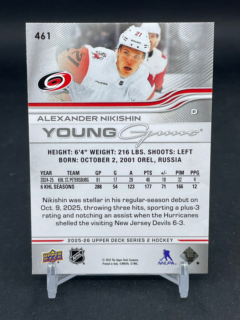 2025 UPPER DECK SERIES TWO - YOUNG GUNS - A. NIKISHIN -