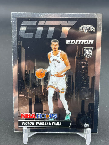 2023 PANINI NBA HOOPS PREMIUM STOCK - CITY EDITION - V. WEMBANYAMA - #25 - RC