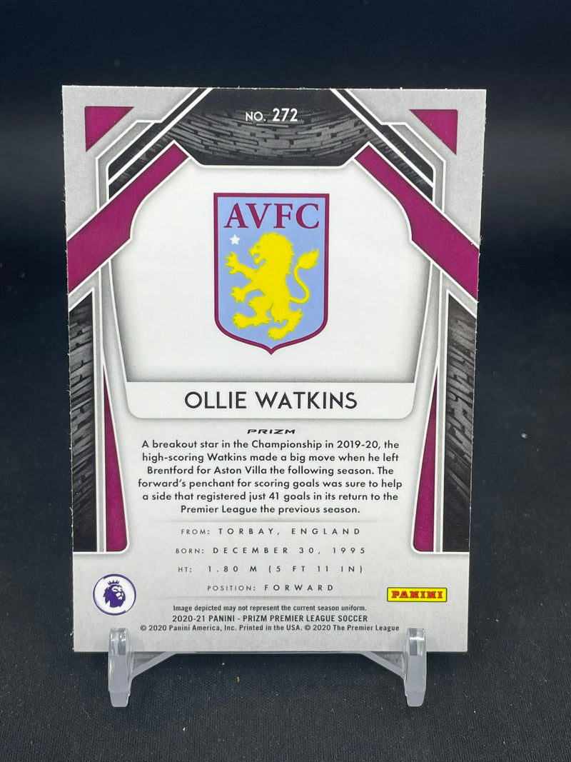 2020 PANINI PRIZM PREMIER LEAGUE - RED PULSAR - O. WATKINS -