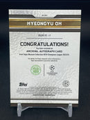 2024 TOPPS MUSEUM COLLECTION UEFA - PURPLE - ARCHIVAL AUTOGRAPH - H. OH - #AA-HO1 - #'D/99 - AUTOGRAPH