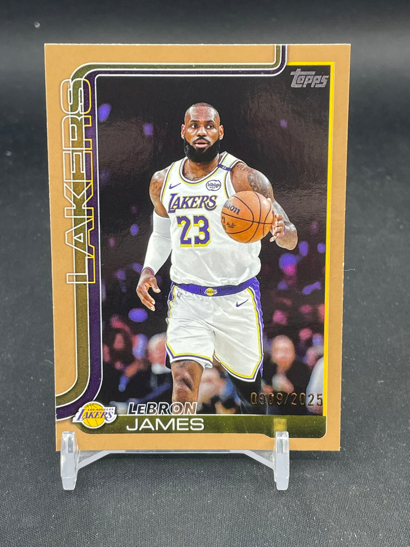 2025 TOPPS - GOLD - L. JAMES - #150 - #'D/2025