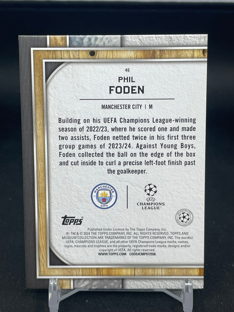 2024 TOPPS MUSEUM COLLECTION - PURPLE - P. FODEN - #46 - #'D/99