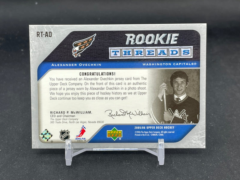 2005 UPPER DECK - ROOKIE THREADS - A. OVECHKIN -