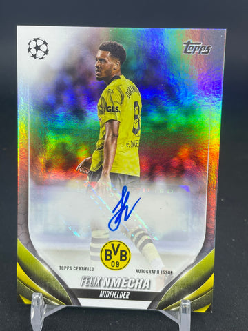2023 TOPPS UEFA COMPETITIONS - F. NMECHA - #A-FN - AUTOGRAPH