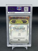 2022 TOPPS BOWMAN STERLING - STERLING SIGNAGE - M. CABRERA - #SSAMC - #'D/99 - AUTOGRAPH - PSA 10