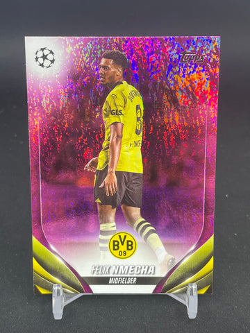 2023 TOPPS UEFA COMPETITIONS - PINK SPARKLE - SINGLES - SELECT YOUR PLAYERS