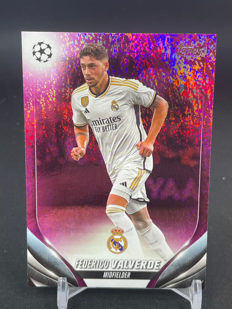 2023 TOPPS UEFA COMPETITIONS - PINK SPARKLE - SINGLES - SELECT YOUR PLAYERS