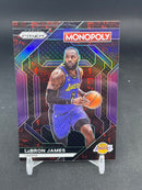 2023 PANINI PRIZM MONOPOLY - RED ICON PRIZM - L. JAMES -