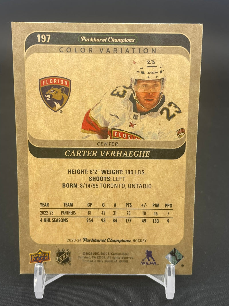 2023 UPPER DECK PARKHURST CHAMPIONS - COLOR VARIATION - C. VERHAEGHE -