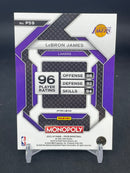 2023 PANINI PRIZM MONOPOLY - RED ICON PRIZM - L. JAMES -