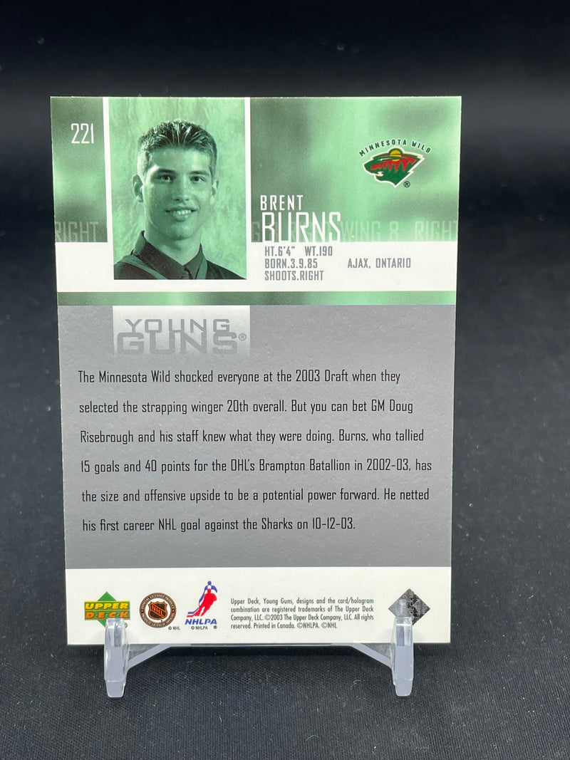2003 UPPER DECK SERIES ONE - YOUNG GUNS - B. BURNS -