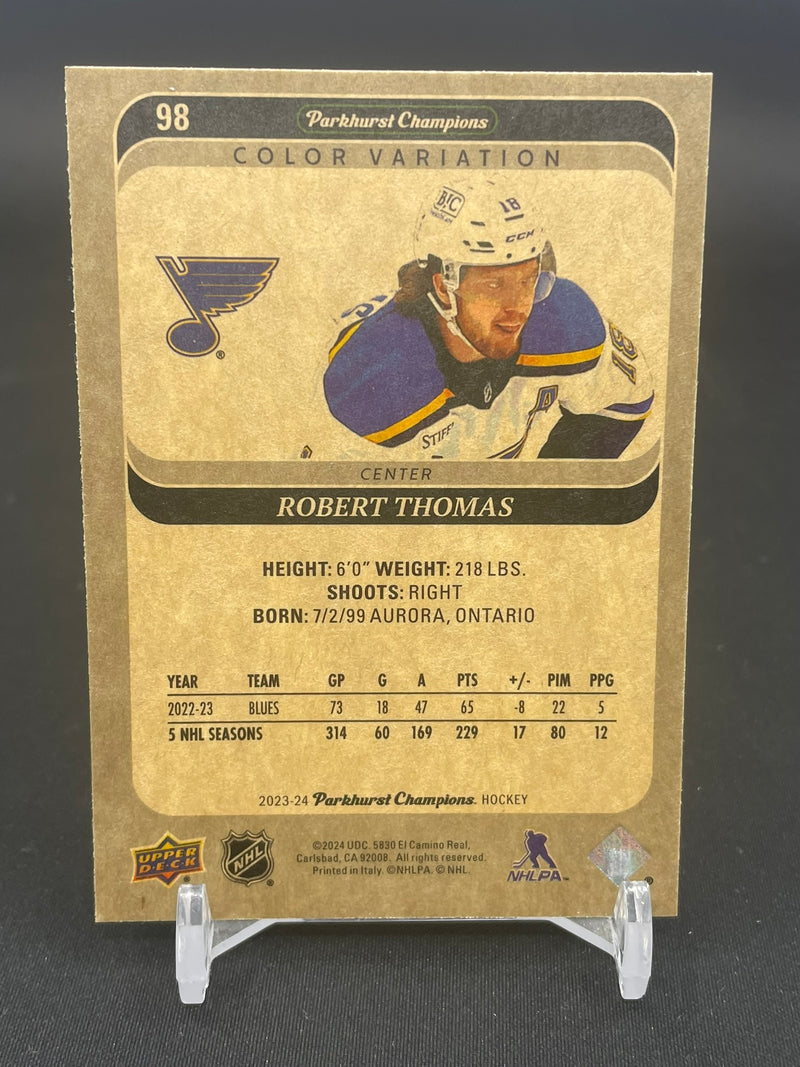 2023 UPPER DECK PARKHURST CHAMPIONS - COLOR VARIATION - R. THOMAS -