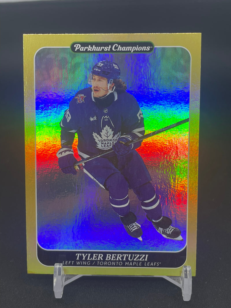 2023 UPPER DECK PARKHURST CHAMPIONS - GOLD RAINBOW - T. BERTUZZI -