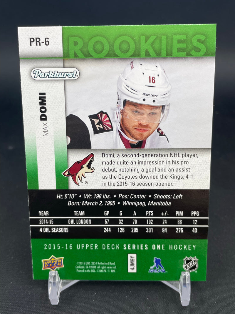 2015 UPPER DECK SERIES ONE - PARKHURST ROOKIES - M. DOMI -