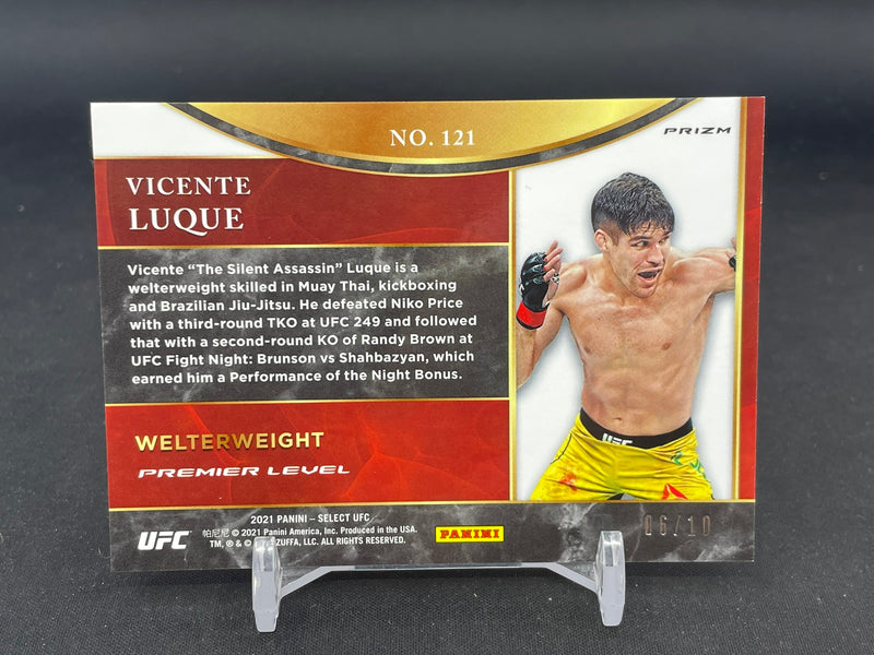 2021 PANINI SELECT - GOLD DISCO PRIZM - V. LUQUE - #121 - #'D/10