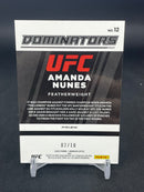 2022 PANINI DONRUSS OPTIC - GOLD PRIZM - DOMINATORS - A. NUNES - #12 - #'D/10