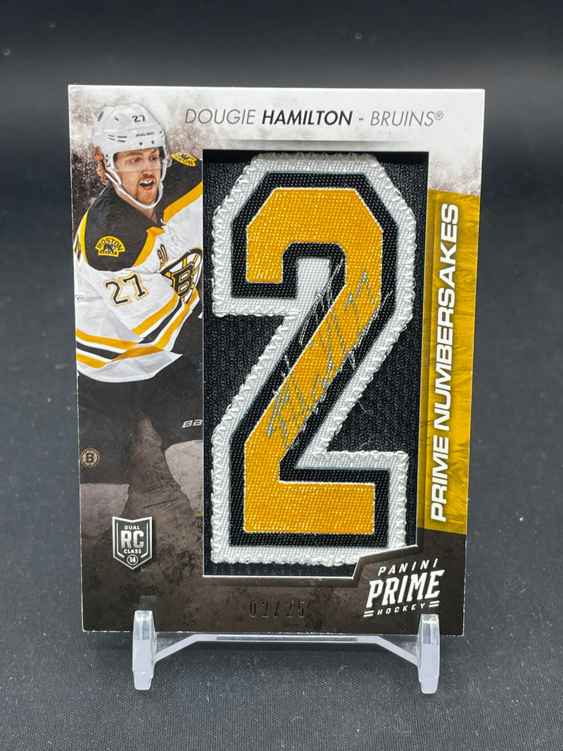 2013 PANINI PRIME - PRIME NUMBERSAKES - D. HAMILTON - #NU-DH - #'D/25 - RELIC - AUTOGRAPH - RC