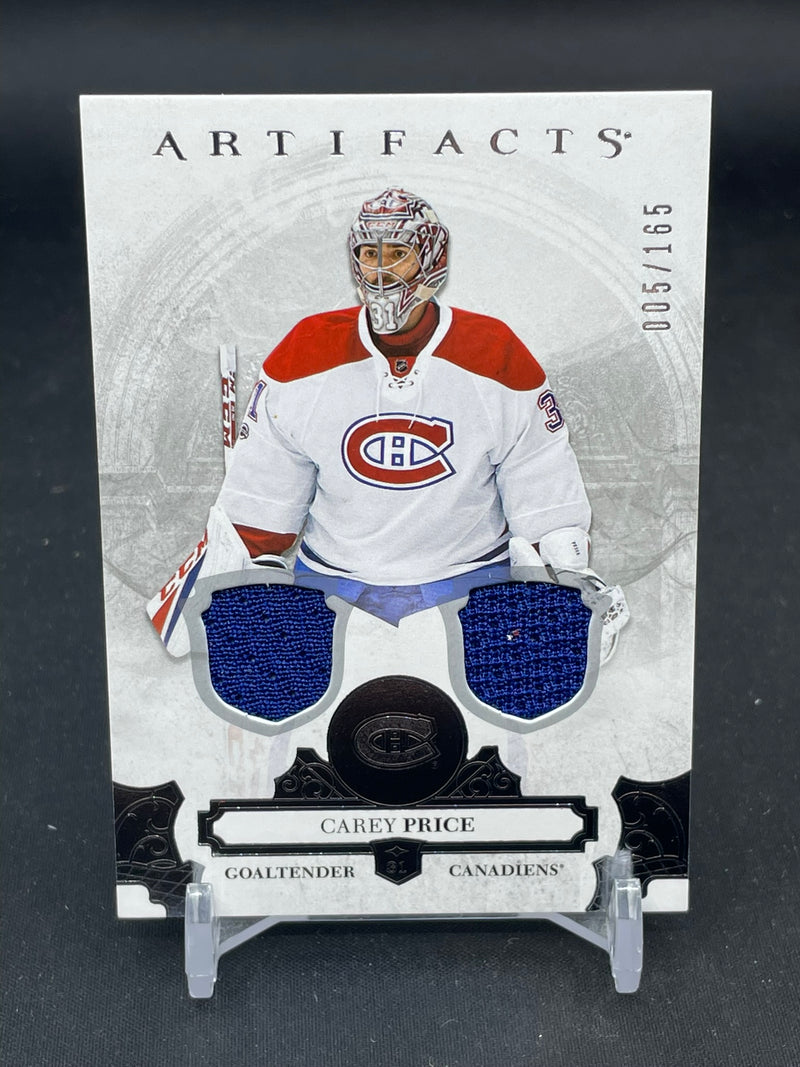 2017 UPPER DECK ARTIFACTS - C. PRICE - #72 - #'D/165 - DUAL RELIC