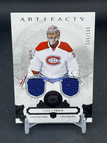2017 UPPER DECK ARTIFACTS - C. PRICE - #72 - #'D/165 - DUAL RELIC