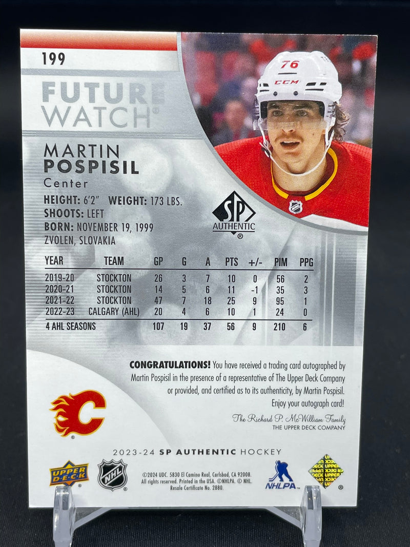 2023 UPPER DECK SP AUTHENTIC - FUTURE WATCH AUTO - M. POSPISIL - #199 - #'D/999 - AUTOGRAPH - RC