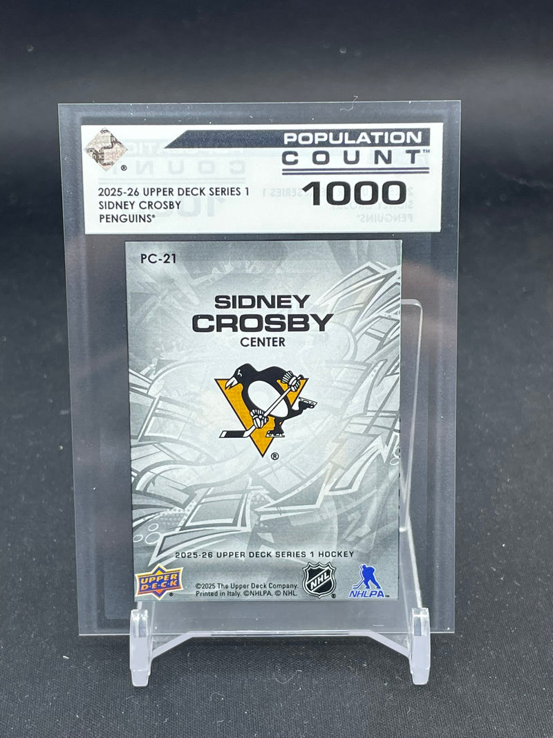 2025 UPPER DECK SERIES ONE - POPULATION COUNT 1000 - S. CROSBY - #PC-21 - #'D/1000