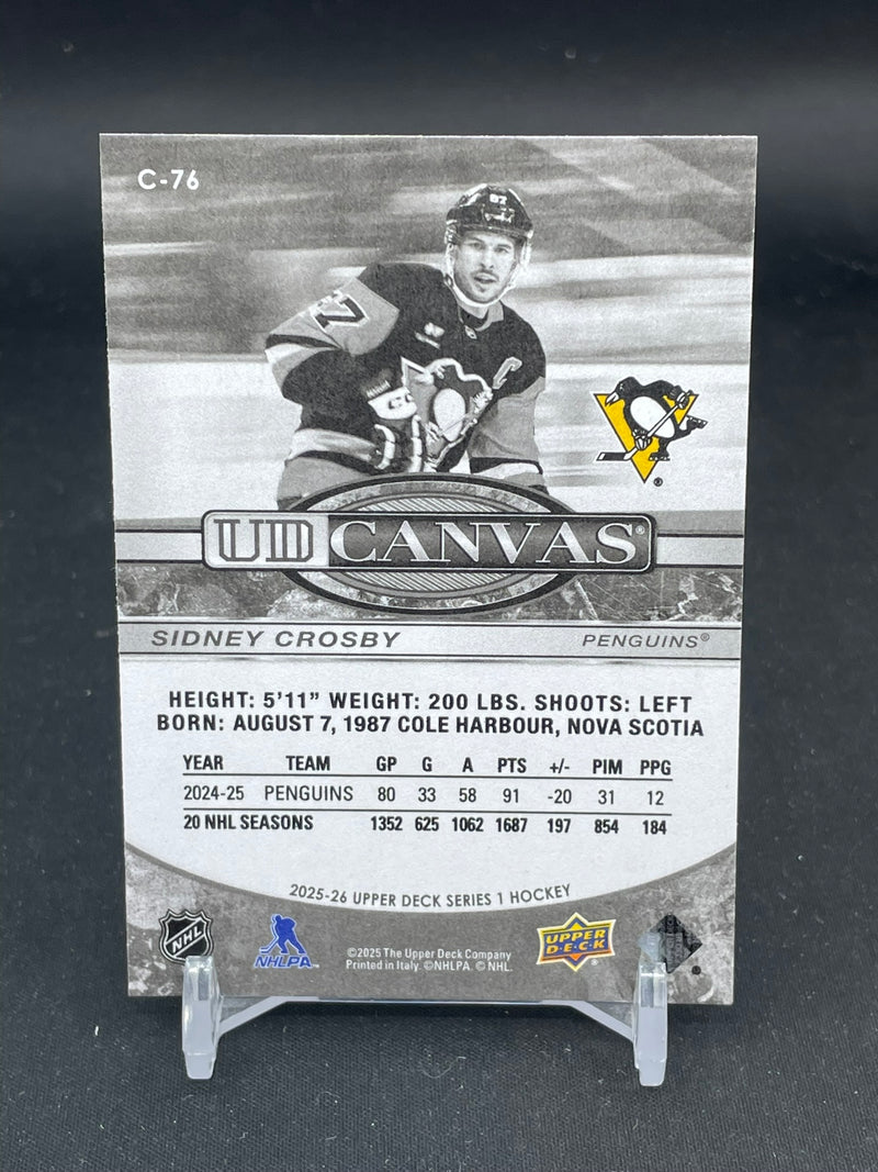 2025 UPPER DECK SERIES ONE - B/W - UD CANVAS - S. CROSBY -