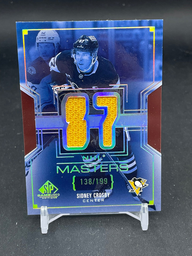2025 UPPER DECK SP GAME USED - NHL MASTERS - S. CROSBY - #NM-22 - #'D/199 - RELIC