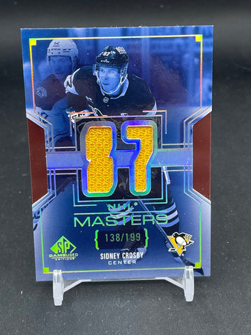 2025 UPPER DECK SP GAME USED - NHL MASTERS - S. CROSBY - #NM-22 - #'D/199 - RELIC