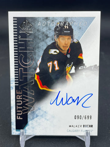 2023 UPPER DECK SP AUTHENTIC - RETRO FUTURE WATCH AUTO - W. DUEHR - #RFWA-WD - #'D/699 - AUTOGRAPH - RC