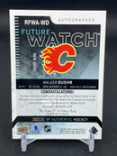 2023 UPPER DECK SP AUTHENTIC - RETRO FUTURE WATCH AUTO - W. DUEHR - #RFWA-WD - #'D/699 - AUTOGRAPH - RC