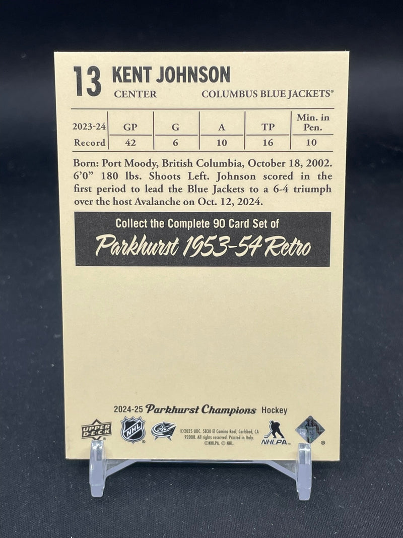 2024 UPPER DECK PARKHURST CHAMPIONS - 1953-54 RETRO - K. JOHNSON -